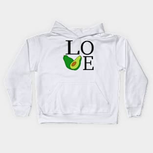 For the love of avocado Kids Hoodie